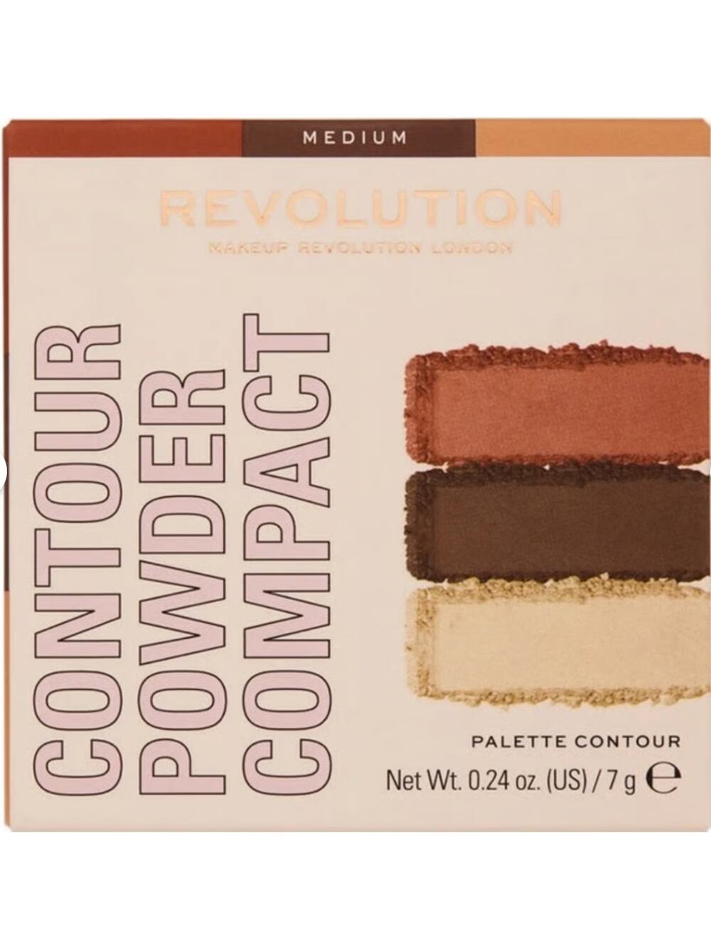 Revolution Contour Powder Compact - Medium - New in Box NIB